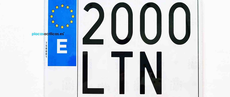 Unomatrícula MOTO PUSH&GO 22X16cm Homologación PM-02.4016-S