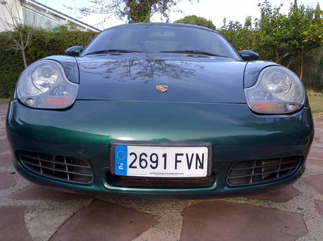 matrícula acrílica corta porsche boxster