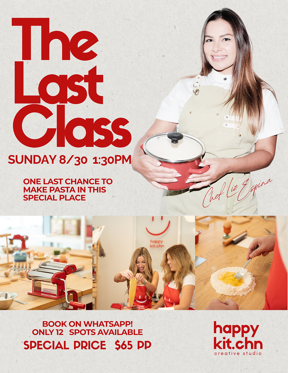 THE LAST PASTA CLASS