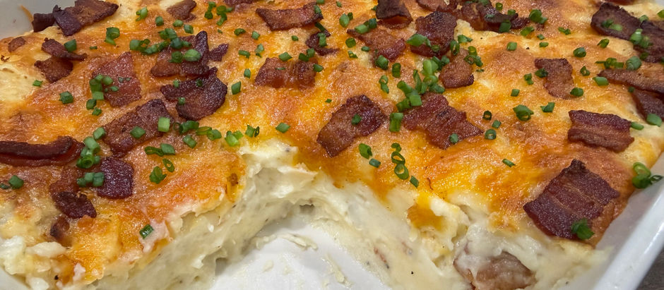 Loaded Mashed Potato Bake