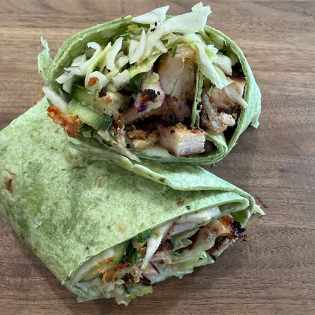 Grilled Thai Chicken Wraps