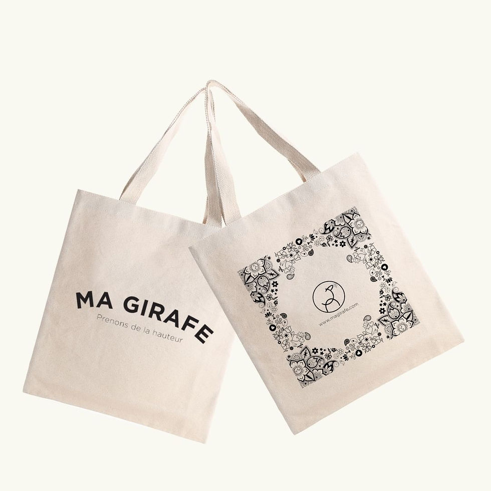 MA GIRAFE - Tote Bag Bio & Fairtrade