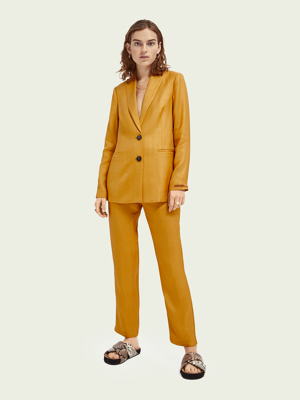 Scotch & Soda tailored straight fit trousers 161548