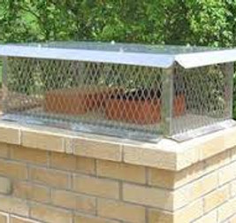 Chimney flue pipe bird prevention cage installation in st. louis