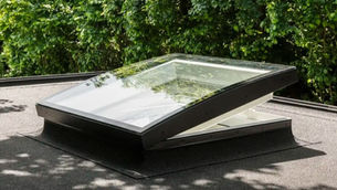 Image of curved roof window