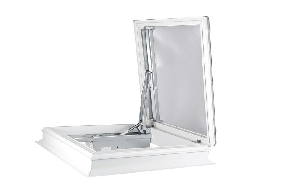 Image of a white open square-shev