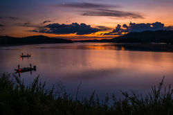 Sunset Over the Cherokee Lake