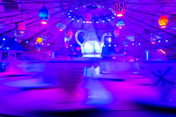 Tea Cups in Motion at Magic Kingdom