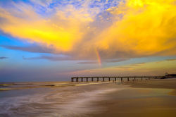 Sunset at St. Augustine Beach