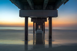 Sunrise at St. Johns Pier