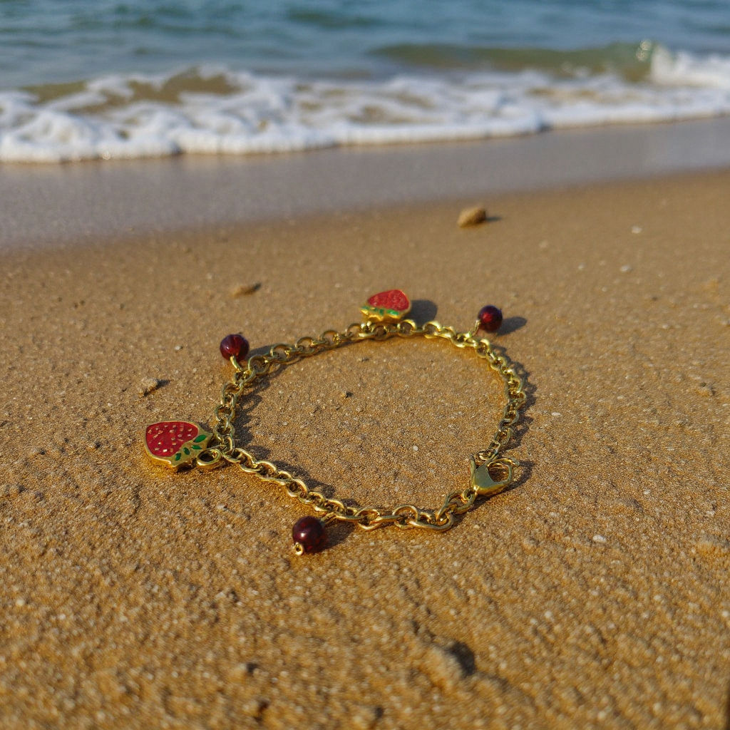 Strawberry Chain Bracelet
