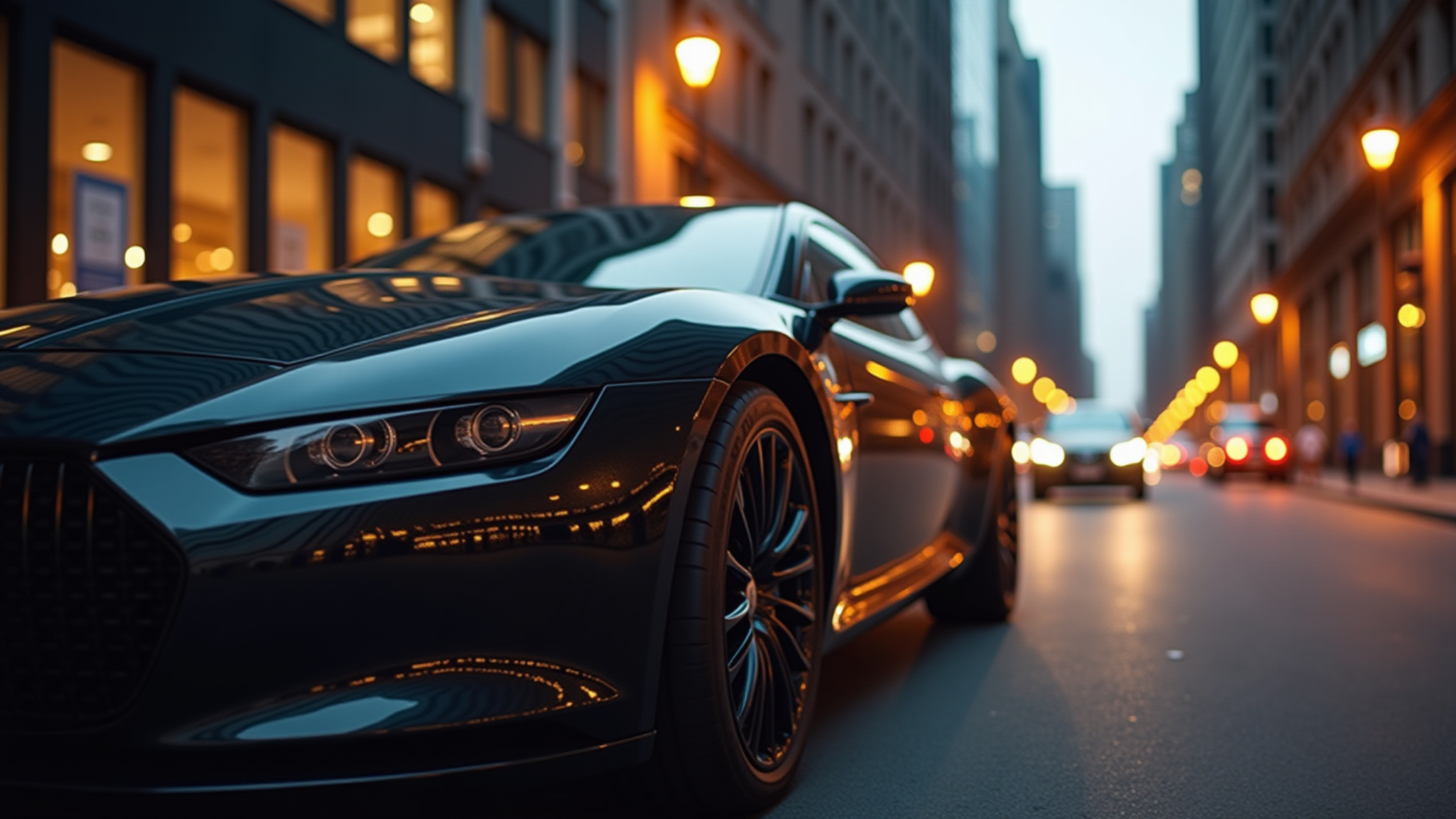 Voiture noire élégante, Royal Drive France