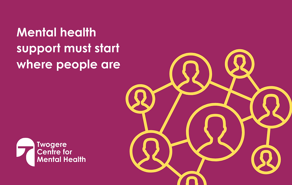 Mental health support must start where people are