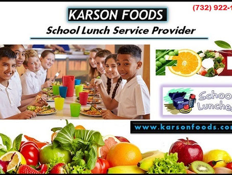 Healthy Nutritious School Lunch Meal Service Provider @ New Jersey