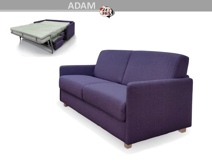 Rozkládací pohovka na každodenní spaní
zobrazeno DEN-noc :
- šíře 3 celkem 174cm
- nožky dřevo 8cm