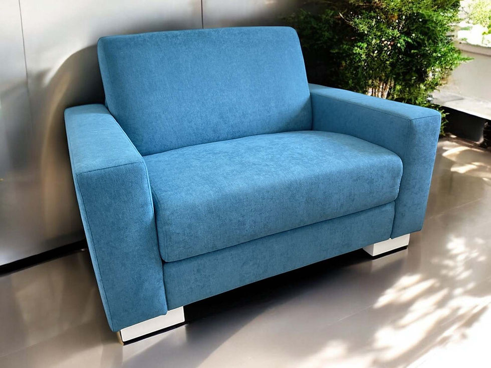 Miniatura: Aron rozkládací křeslo pro každodenní spaní s matrací a úložným prostorem pro DEN křeslo SofaBed