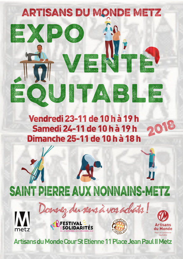 Venez nombreux à notre Expo Vente à Saint Pierre Aux Nonnains-Metz les 23-24 et 25 Novembre