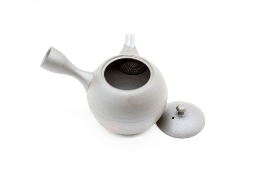縮圖：名工作品 澤田朋大 圓形 急須茶壺 (常滑燒)