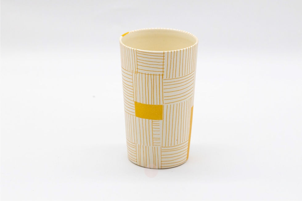 Thumbnail: OKOAME 金線白 茶杯 (常滑燒)