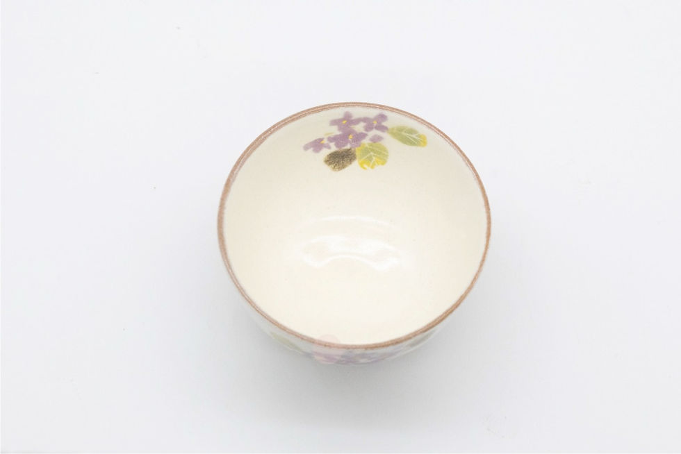 Thumbnail: RINNE 紫陽花 抹茶碗 (美濃燒)