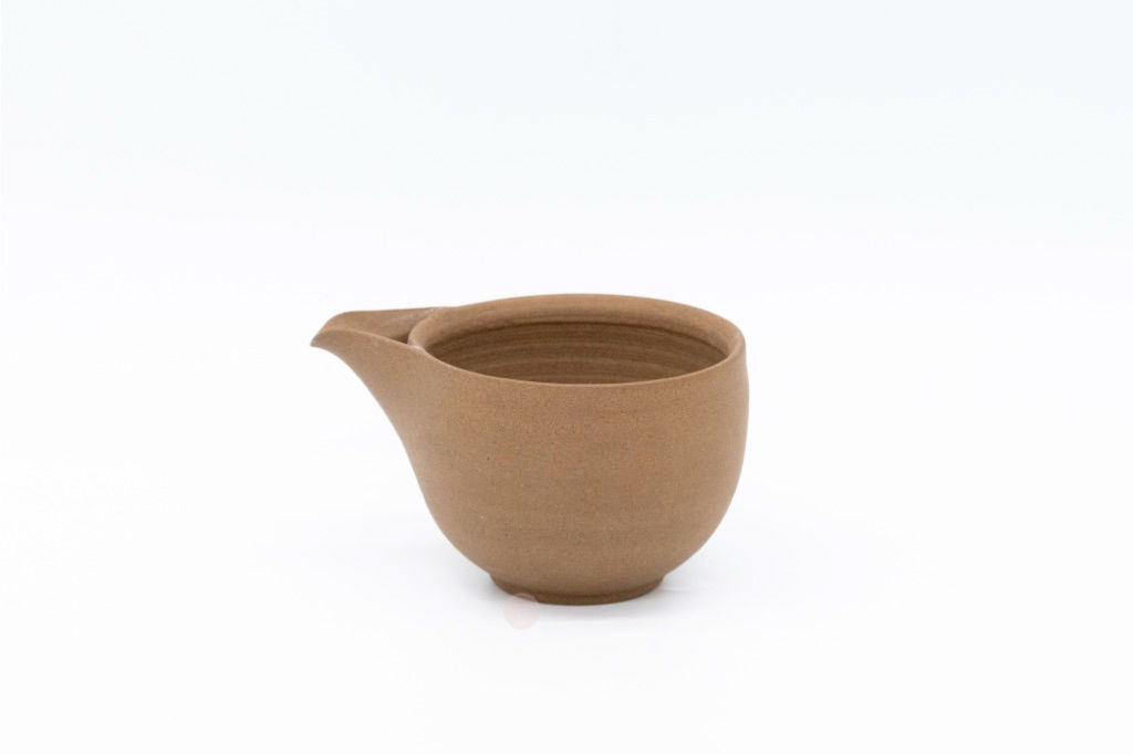 稻葉安信作 啡 片口抹茶碗 (常滑燒)