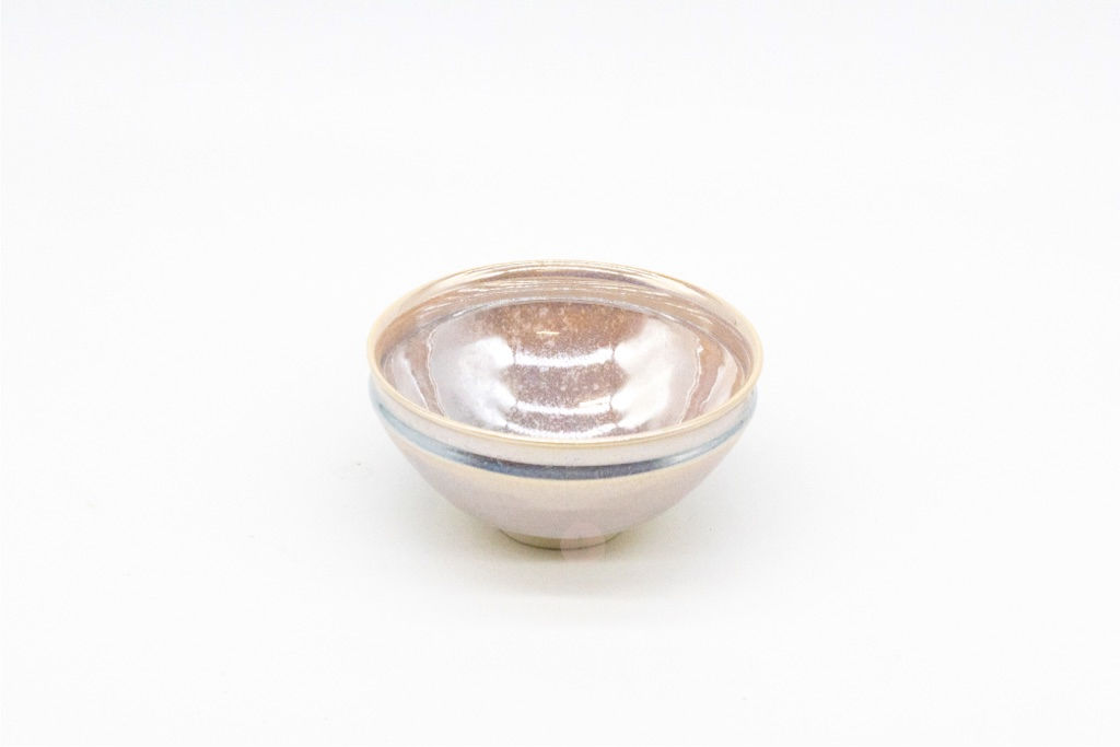 虹彩白 抹茶碗 (美濃燒)