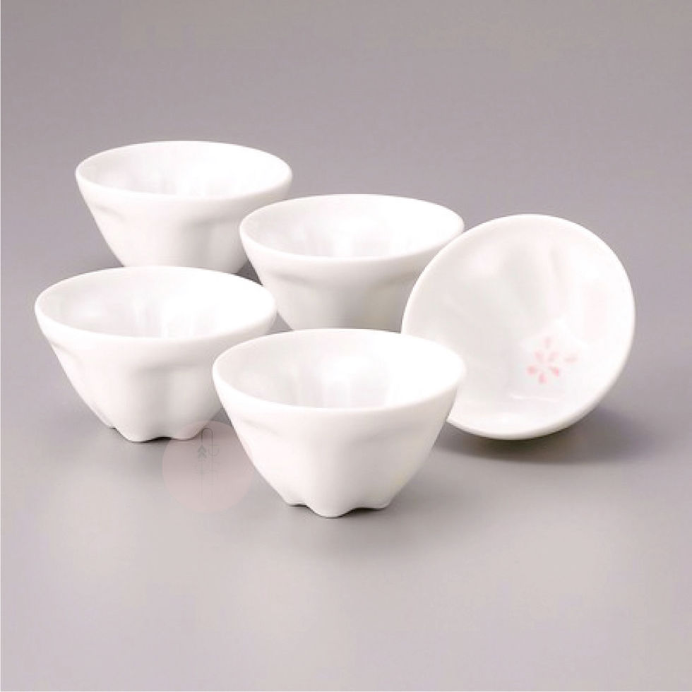 Sakura Tea Cup Set (Minoyaki)