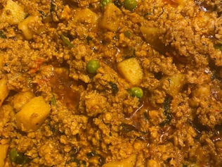 Chicken Keema With Peas And Potato By Shai Ayoub