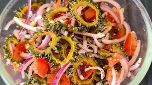 Kerala (Bitter Gourd) Salad By Tracey Ramseebaluck