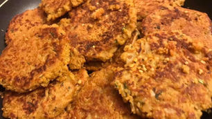 Courgette And Potato Fritters By Shams Razzak