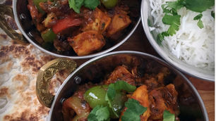 Chicken Balti Cooked In A Wok By Dave Watson