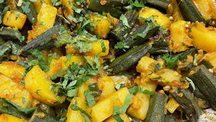 Bhindi Aloo By Roni Ayoub