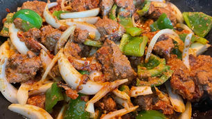 Boneless Mutton With Pepper By Raz Syed