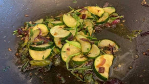 Courgette in Garlic And Chilli By Shai Ayoub