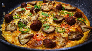 Kofta & Shiitake Mushroom Omelette By Anthony Dumble