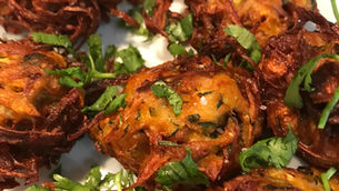 Courgette And Onion Pokoras By Linda Knight