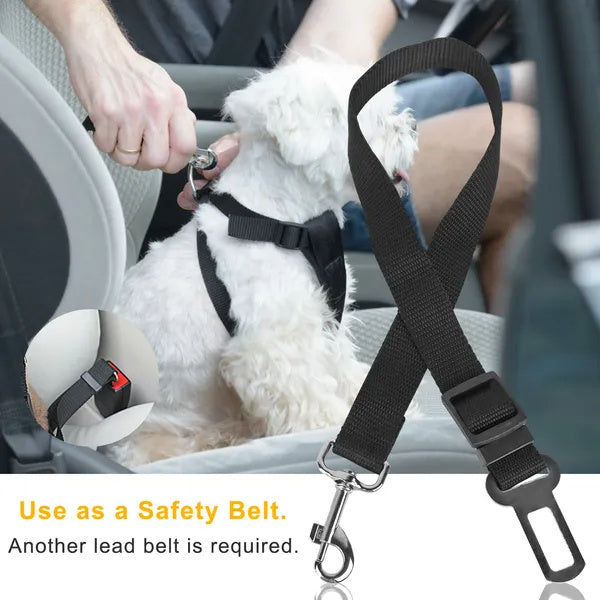 Miniatura: 2Pcs Pet Dog Seat Belt Leash Adjustable Pet Dog Cat Safety Leads Harness