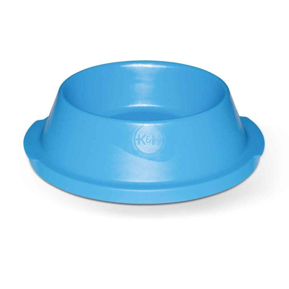 K&H Pet Products Coolin Pet Bowl 32oz. Sky Blue - Fresh Cool Water For Your Pet!