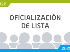 Asamblea General Ordinaria COTECAL 28/09/2026 - Se oficializó la única lista presentada