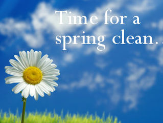 Spring Cleaning!