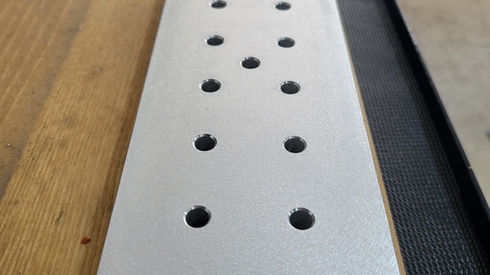 machine aluminum jig plate