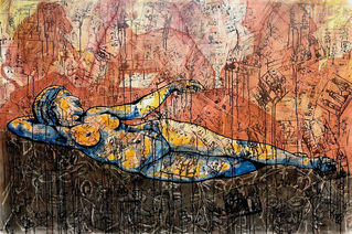 Mémoires de forme-techniques mixtes - 154x100 - 2024