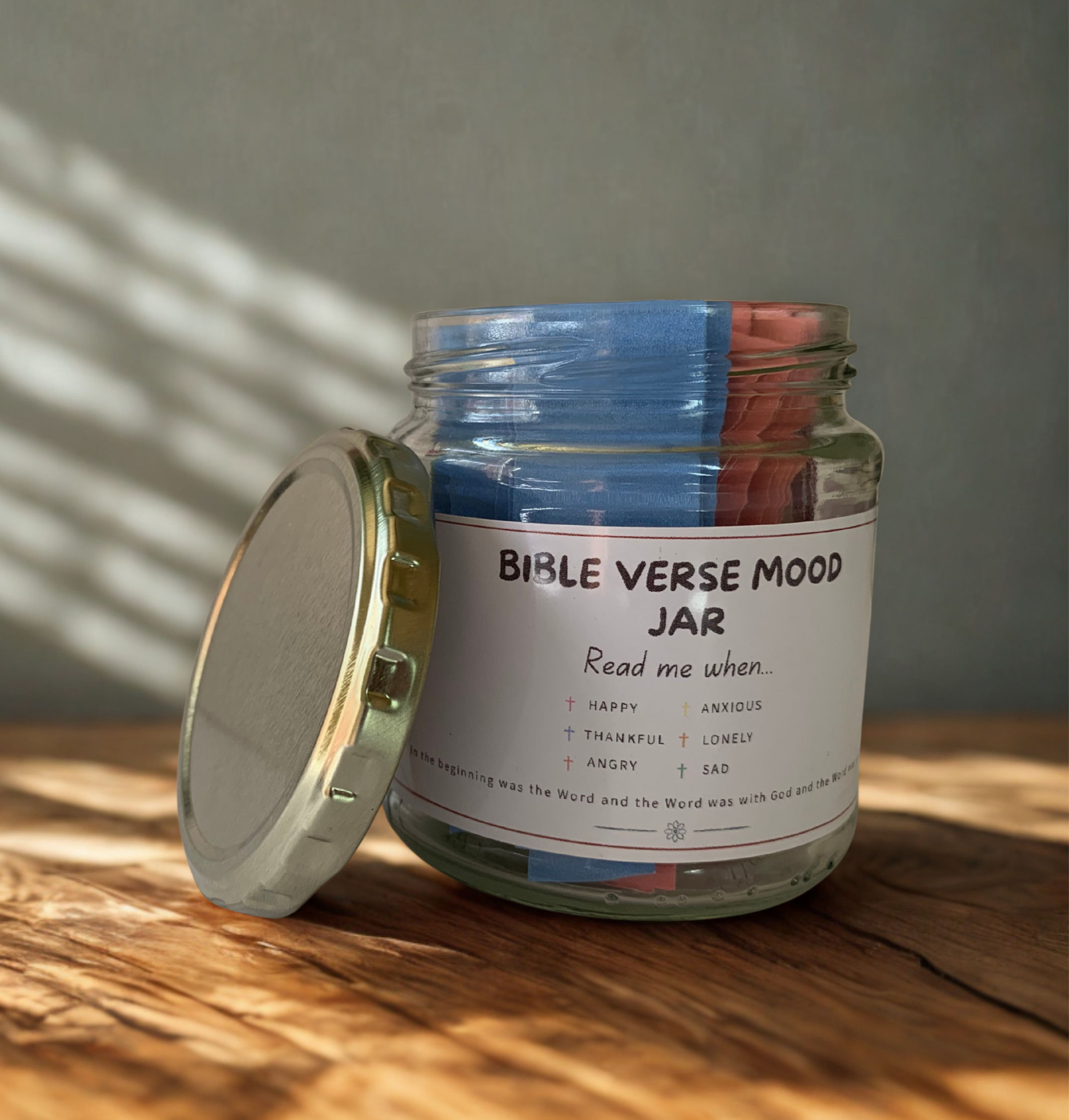 Bible Verse Mood Jar
