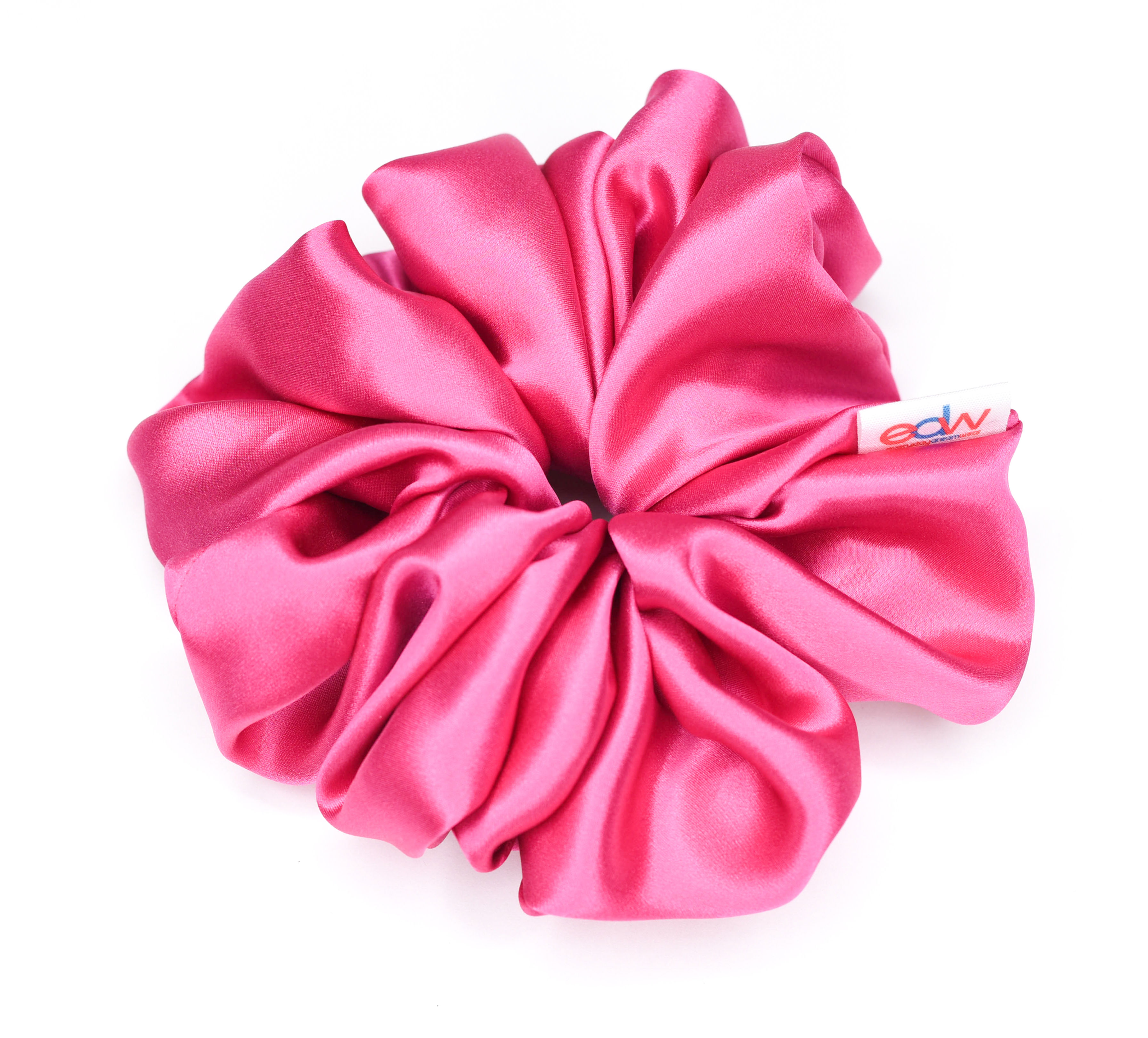 Pink Silk Scrunchie