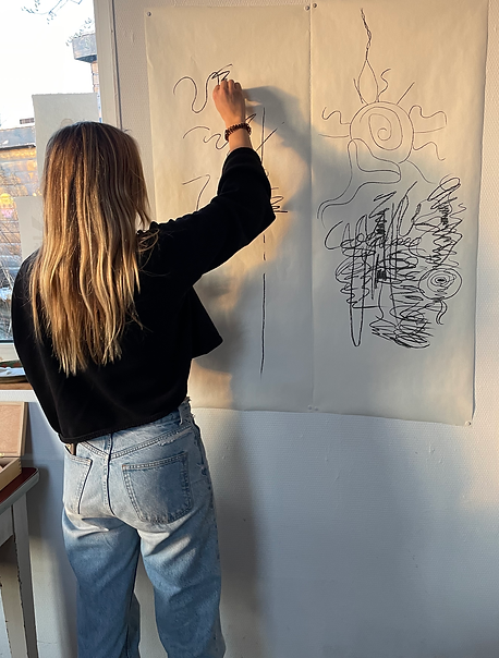 Workshop Linoleum