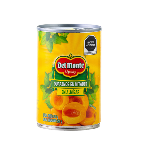 DURAZNOS EN MITADES EN ALMIBAR DEL MONTE 425gr DAC Quality Foods