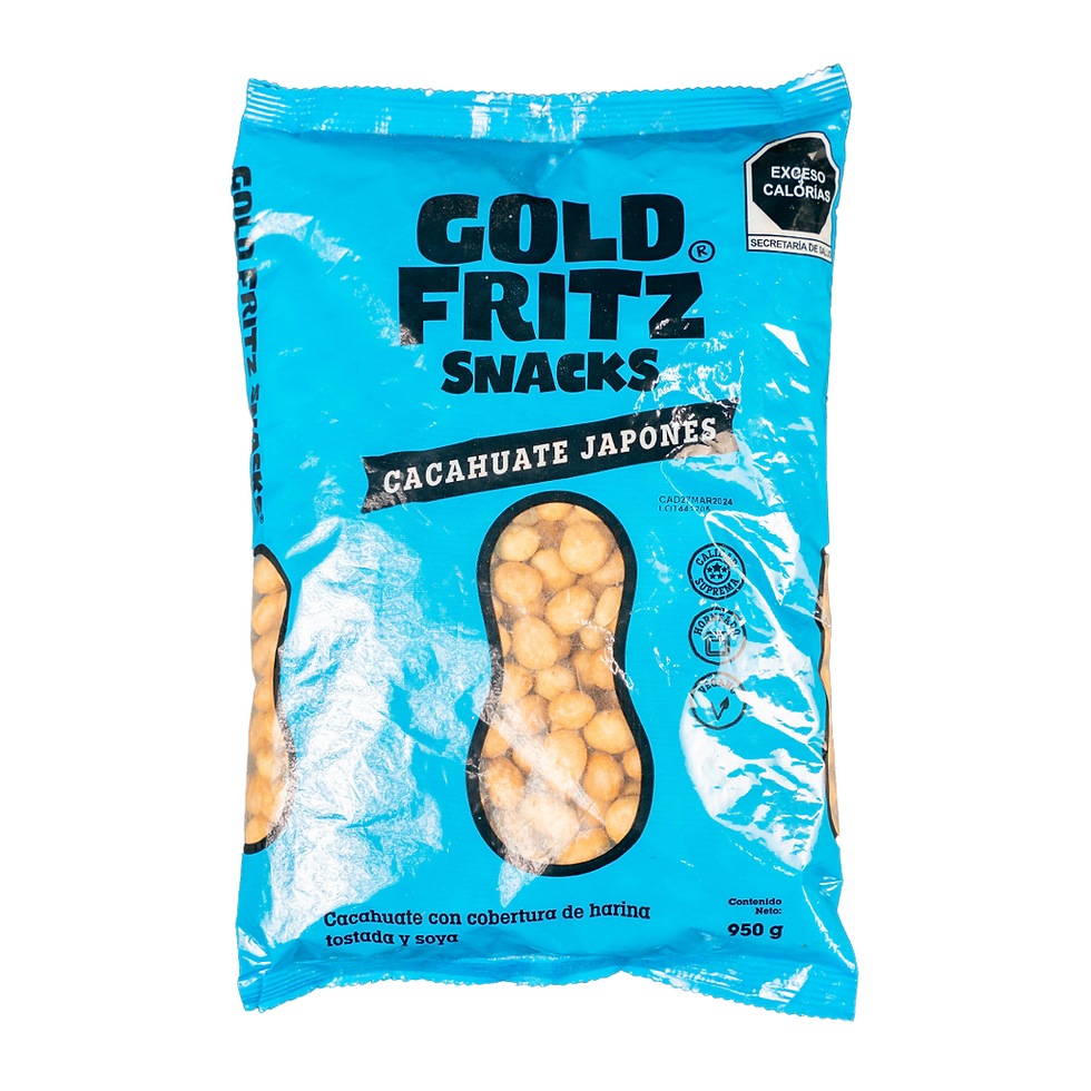 Cacahuates Japones Gold Fritz 950gr