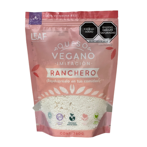 QUESO VEGANO TIPO RANCHERO LEAF 350gr DAC Quality Foods