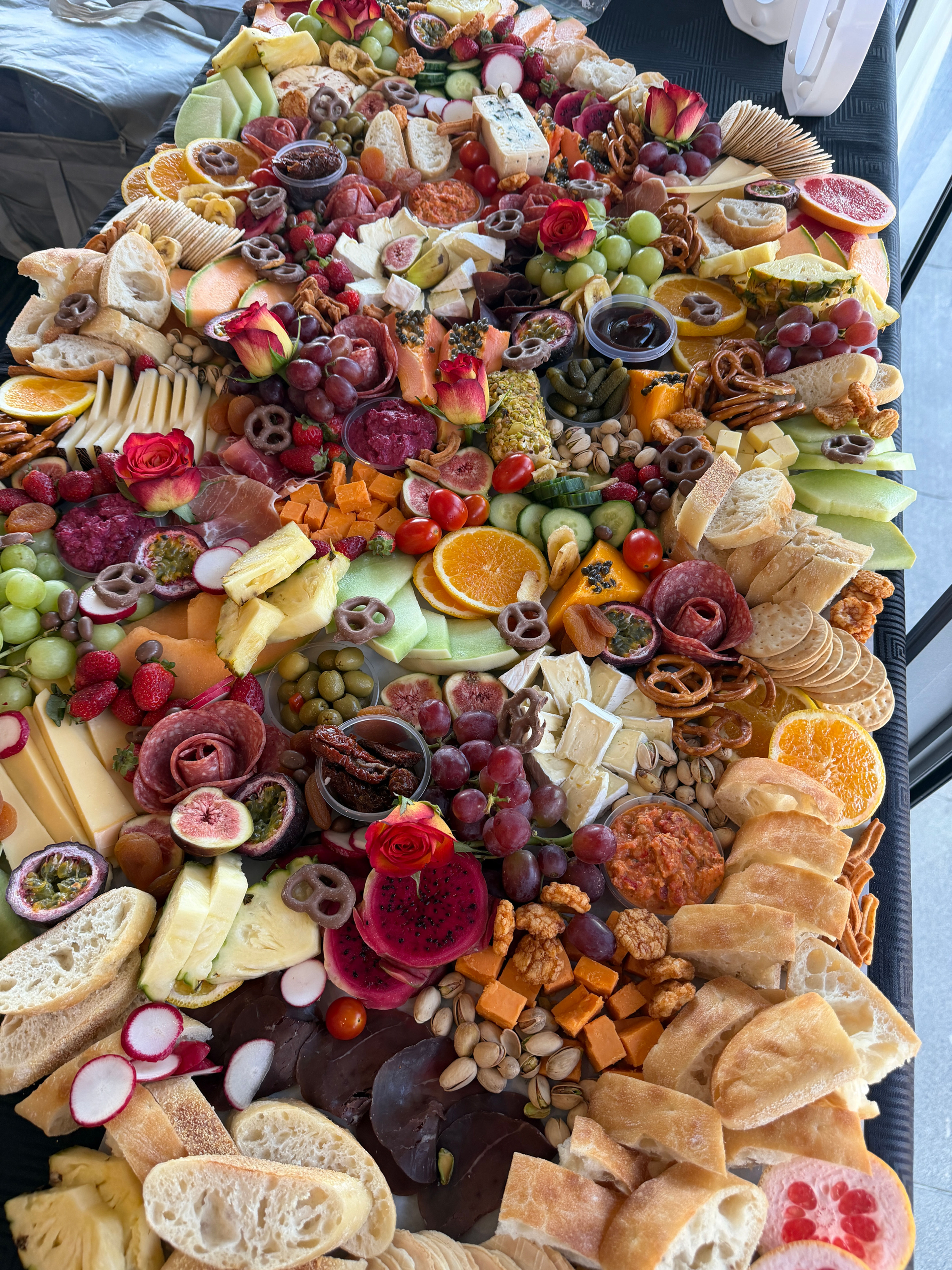 1M Flat Grazing Tables, suits gatherings of approx 30 people