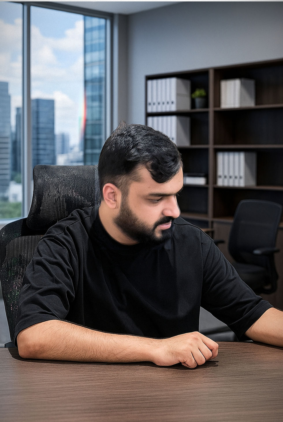 Hamza Alavi in Office - Image.jpg